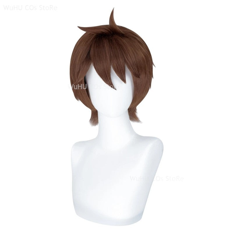 Tennison's children's boy costume features a brown wig, suitable for Halloween and Christmas parties.