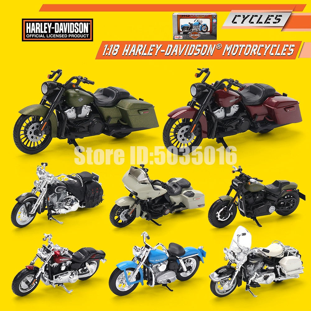 Maisto 1:18 Multiple styles Harley-Davidson Motorcycle 2021 Pan America 1250 Alloy Motorcycle Model Toy Car Collection