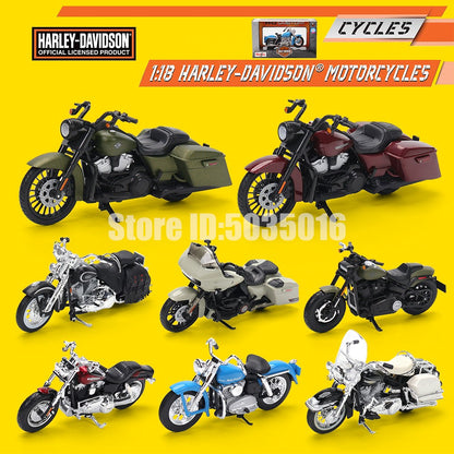 Maisto 1:18 Multiple styles Harley-Davidson Motorcycle 2021 Pan America 1250 Alloy Motorcycle Model Toy Car Collection