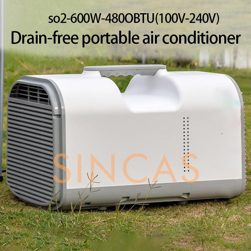 Ar Condicionado Portátil Móvel para Barraca de Camping, Garagem, Quarto, Refrigerador 600W, Mini Ar Condicionado Móvel Sem Instalação com Controle Remoto