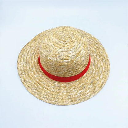 Monkey D Luffy Cosplay Costume for Men Adult Anime Outfit Halloween Party Red Vest Shorts Straw Hat Rope Set