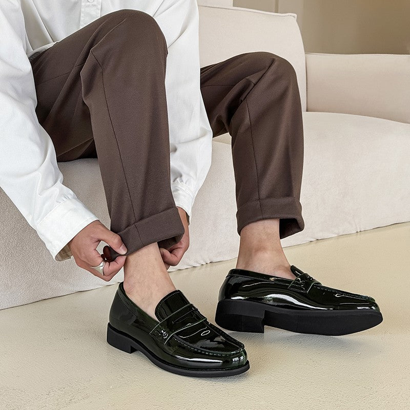 2025New Men Casual Oxford Shoes Genuine Leather Business Tooling Shoes Comfy High Quality Outdoor Antiskid Loafers Walking Shoes