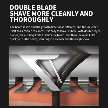 XIAOMI MIJIA S500 Electric Shaver Dry Wet Shaving Triple Blade Trimmer Beard Floating Head Men's Shaver Electric Razors Machine