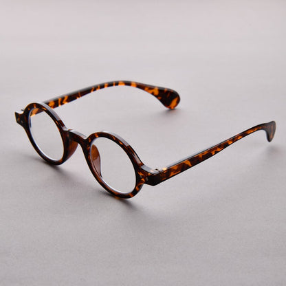 Vintage Round Frame Reading Glasses For Women's Anti Blue Light Eyeglasses For Men Diopters +1+1.5+2+2.5