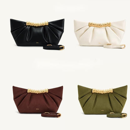 2025 Summer New Evening Handbag For Women Wrinkled Metal Fashion Bag Clutchs ????? ??????? ????????? ??????? ??????? Sac à Main