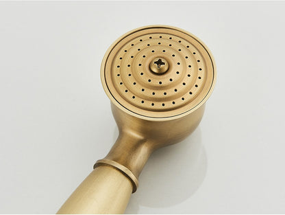 Ducha Chuveiro Banheiro Vintage Cerâmica Latão Montado Parede Torneira Pulverizador Acessório Hardware Chuveirinho