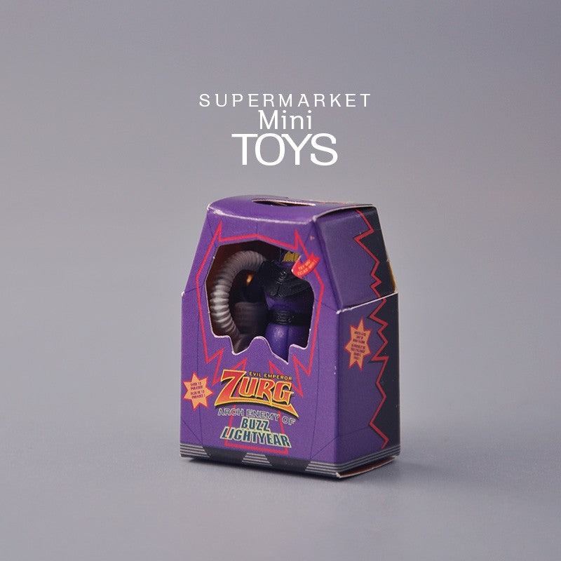 3,8 cm Disney Anime Toy Story Zurg Boneco de Ação de Brinquedo Vilão Presentes para Crianças Quarto Bolo Decoração Toy Story Zurg Boneco