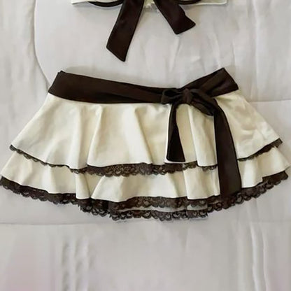 Women's Skirt Fashion Streetwear Pink Polka Dot Pattern Sports Casual Style vintage Y2K Emo Girls Sweet Harajuku Cute Slim Skirt