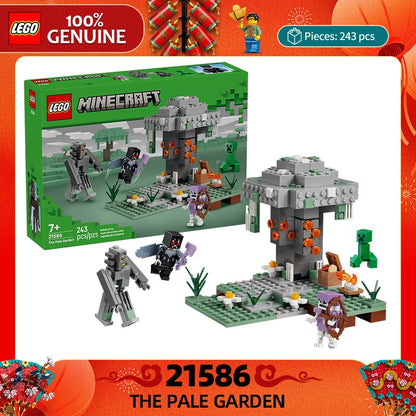 LEGO Minecraft série 21586 Jardim Pálido bloco de montar de brinquedo quebra-cabeça infantil de presente