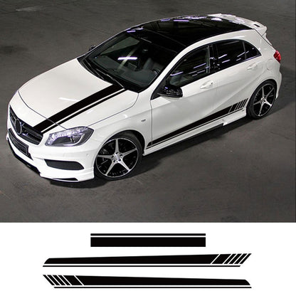 Adesivos de vinil para carros Decalque de capô para Audi BMW Mercedes Ford VW Toyota Nissan Kia Renault Hyundai Skoda Acessórios de Tuning Automotivo