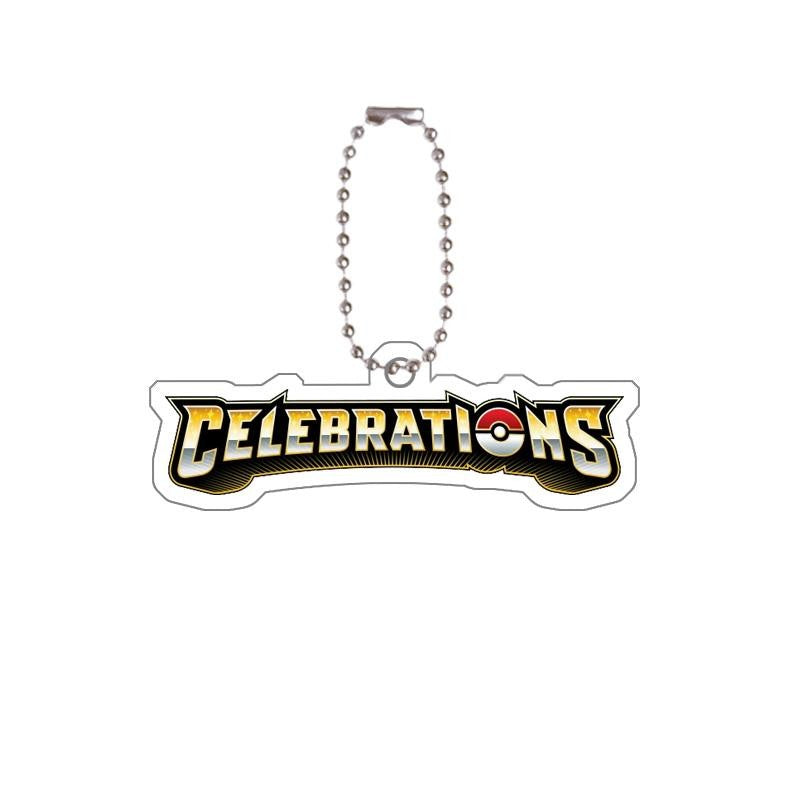 Chaveiro de acrílico de série completa para Mega Evoluções em inglês Sv10 Sv11 Sv9 151 Logotipo Anime Pingente de acrílico de decoração de bolsa