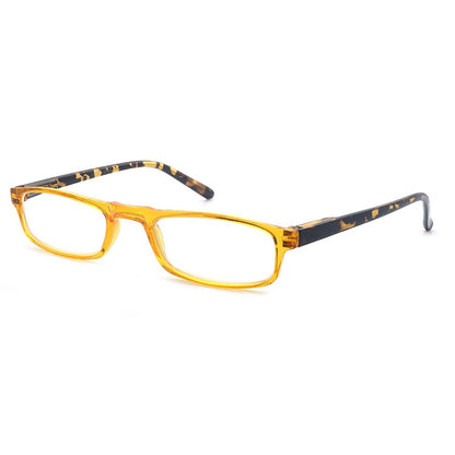 Women Men Reading Glasses Classic Small Rectangle Frame Spring Hinge Ulrta Comtable Wear Readers Eyeglass with Diopters