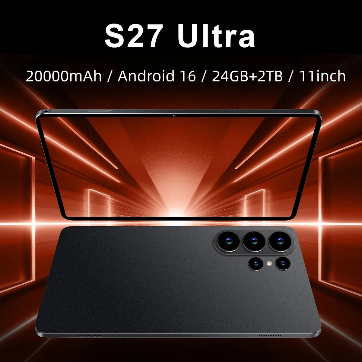Original Tablet S27 Ultra 11 Inch 22GB RAM 2TB ROM tablet Android 15 Core Pad Tablet PC Phone Dual Wifi tablette android ??? PC