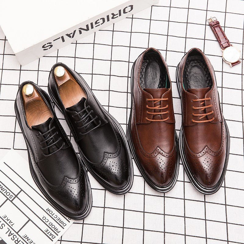 High Quality Men's Dress Shoes Classic Formal Oxford Leather Shoes Men Casual Brogues Business Shoes Man Loafers