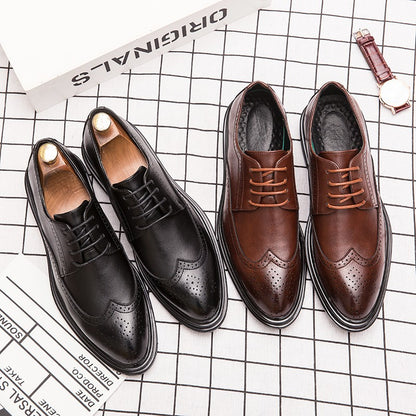 High Quality Men's Dress Shoes Classic Formal Oxford Leather Shoes Men Casual Brogues Business Shoes Man Loafers