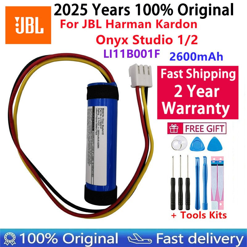 Bateria 100% Original Para JBL Harman Kardon Onyx Studio Charge Flip Clip Pulse Xtreme Boombox 1 2 3 4 5 6 Mini Speaker Bateria