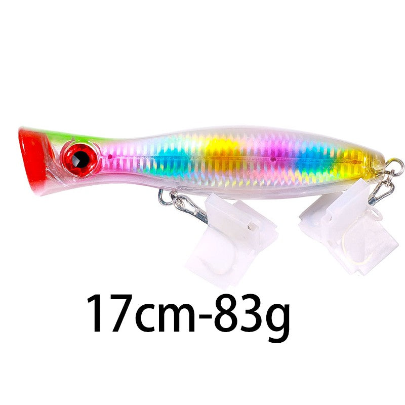 Iscas de Pesca Popper Topwater 11cm 23g 13cm 43g Pesca Boia Artificial Pesca de Baixo, Lúcio, Carpa, Wobbler, Artigos de Pesca