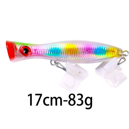 Iscas de Pesca Popper Topwater 11cm 23g 13cm 43g Pesca Boia Artificial Pesca de Baixo, Lúcio, Carpa, Wobbler, Artigos de Pesca