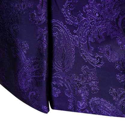 Multi Colors Men's Suit Palace Style Dark Pattern Design and Fashionable One Button Buckle Slim Fit Blazer Mujer Clothing