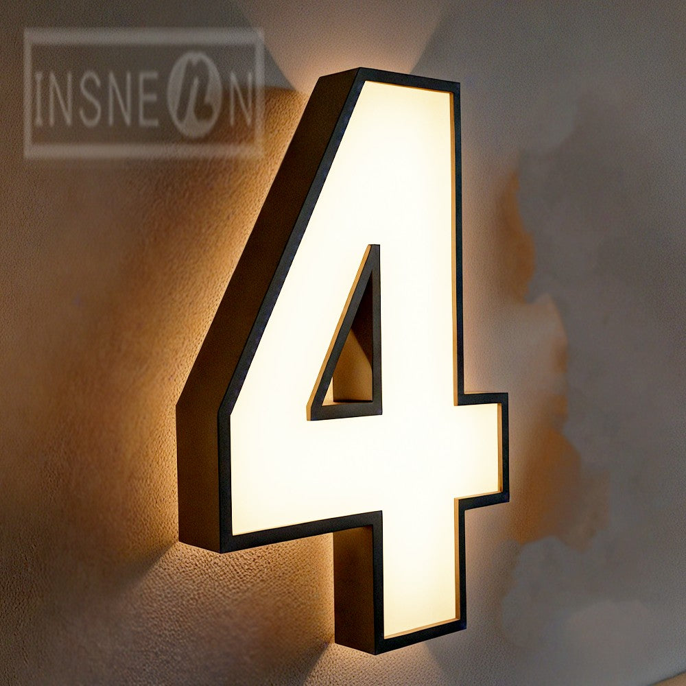 Luminous Letters Custom Logo Led Acrylic Signs Business Light Letter Advertising Luxury Brand Metal Sign Neon Wall Signboard 3d