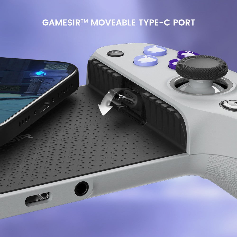 GameSir G8 Galileo Cellphone Gamepad Game Controller, Hall Effect Joystick for iPhone 15 Android Mobile Phone Cloud Gaming