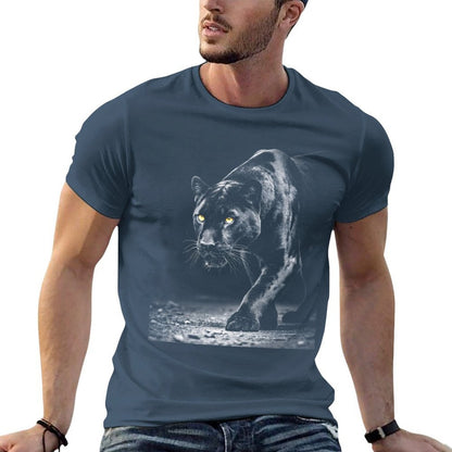 Black Panther T-Shirt cotton t shirt man t shirt man plain T-Shirt