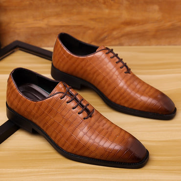 Men's Casual Business Formal Leather Oxfords Shoes Male Wedding Party Office Gentleman Shoes
