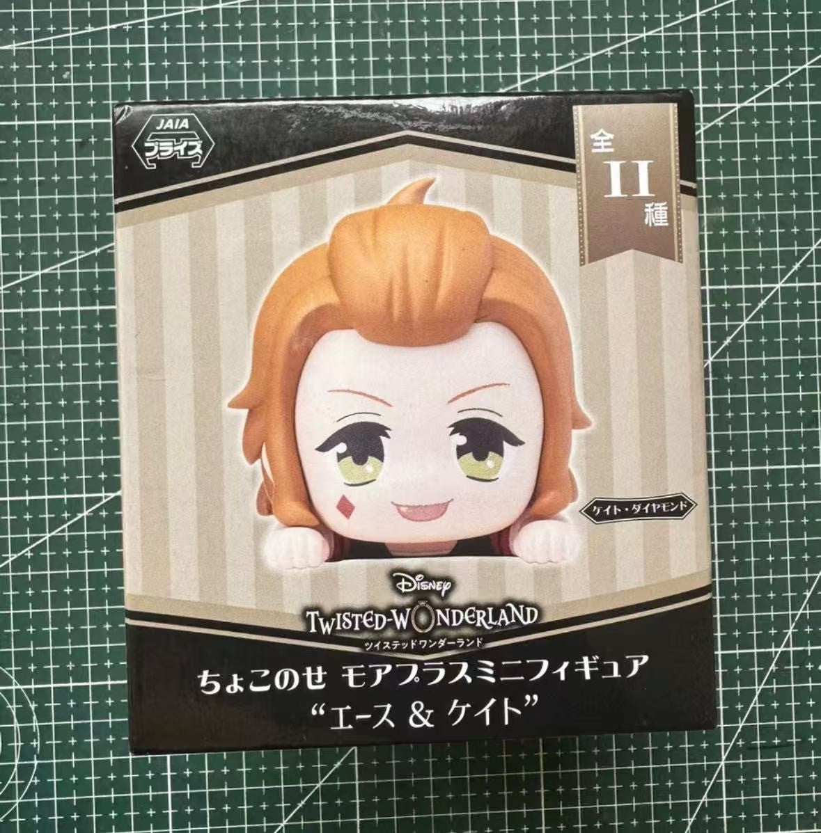 Genuine Bandai Q posket Series Disney Twisted Leona Jack Ruggie Wonderland Azul Ashengrotto Colecionáveis Brinquedos de Modelo Presente