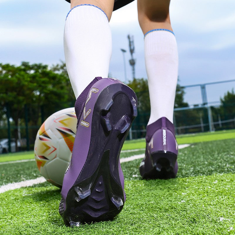 New Men Soccer Shoes Adult Futsal Sport Indoor Football Boots Cleats Non-Slip Boys Grass Ultralight Turf Comfortable Match