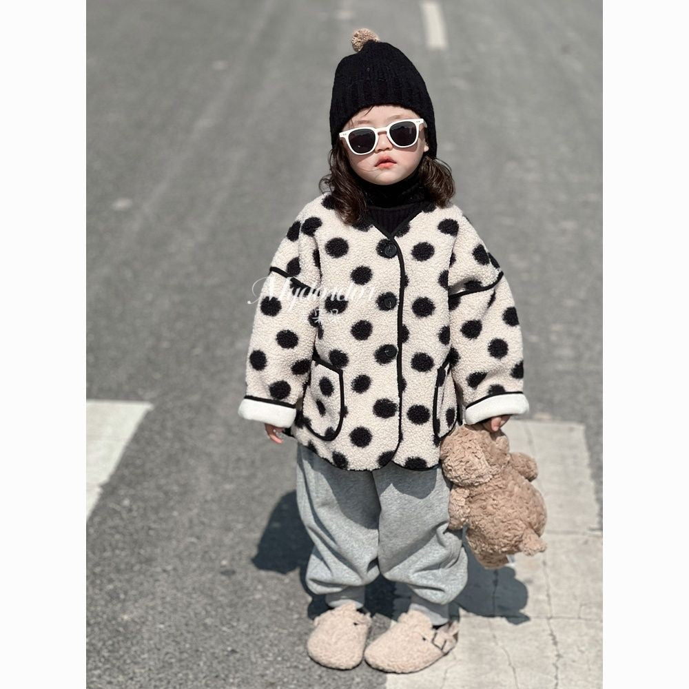 Children's Fleece Elastic Clogs Baby Boys Girls Plush Slipper Toddler Prewalker Footwear Winter Warm Soft Sole Shoes