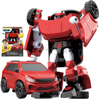 Mini Robô de Transformação Tobot Brinquedos Coreanos Desenhos Animados Irmãos Anime Tobot Deformação Carro Avião Brinquedos para Crianças Presente