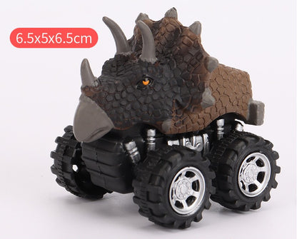 Brinquedos de Dinossauro Carrinhos de Fricção Mini Caminhão Monstro Conjunto de Brinquedos para Crianças Meninos e Meninas Presentes