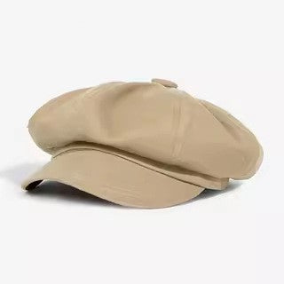 Beret Men's Fashion Spring and Summer Versatile Newsboy Cap Painter's Cap British Vintage Hat Octagonal Cap for Men and Women