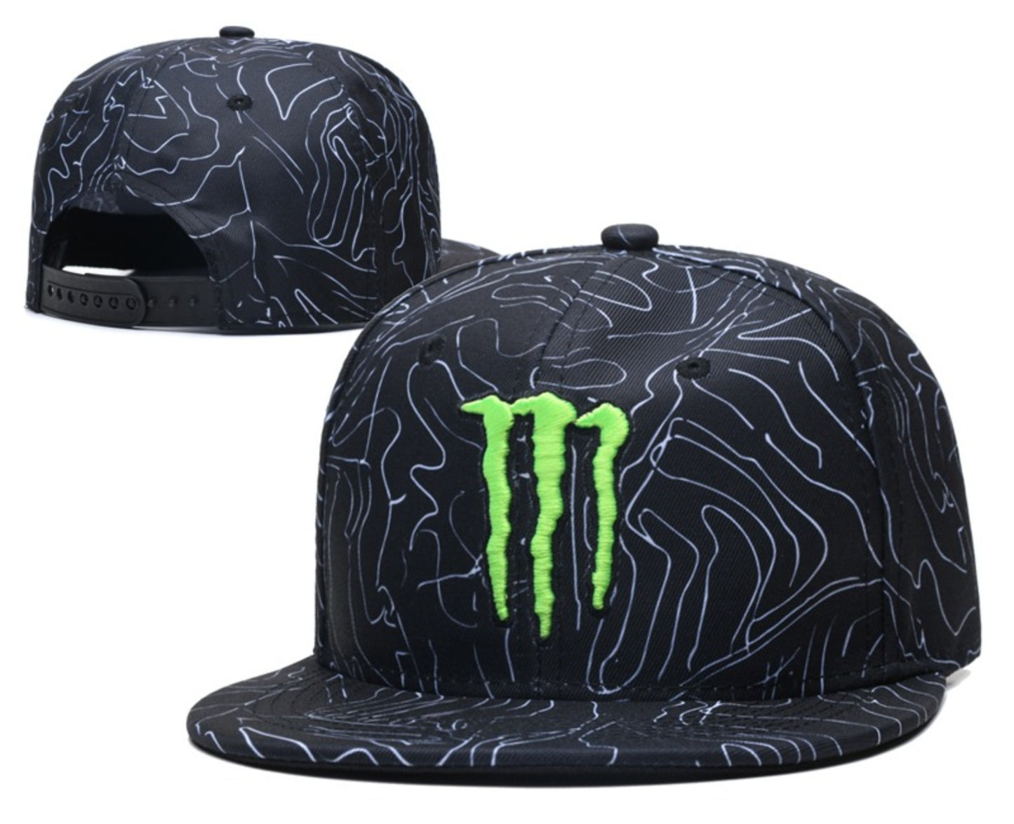 30 styles Monster Energy Embroidered Baseball Hat Summer Men's and Women's Sunscreen Duck Tongue Hat Racing Baseball Hat