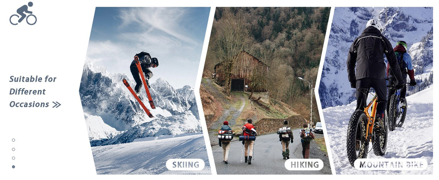 TACVASEN Winter Thicken Fleece Jacket Mens Waterproof Hiking Skiing Jackets Outdoor Mountain Trekking Windbreaker Parka Male