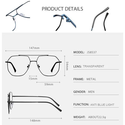 Men Reading Glasses Prescription Eyeglasses Frame CR39 Optics Lenses Myopia Presbyopic Eyewear Women Blue Light Blocking Glasses