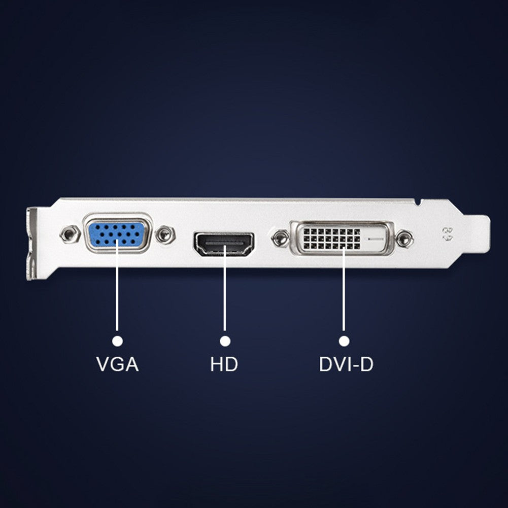 GT210 1G Graphics Card with DVI VGA HDMI-Compatibe Port Video Card 64Bit DDR3 Gaming Graphics Card PIC Express2.0 for PC Gaming