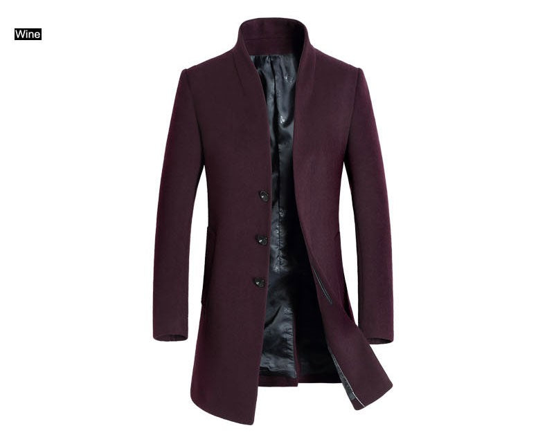 Oversized Men's Wool Overcoat 5XL High Quality Business Casual Winter Jacket Coat Men Clothing Woolen Coats A2F6009