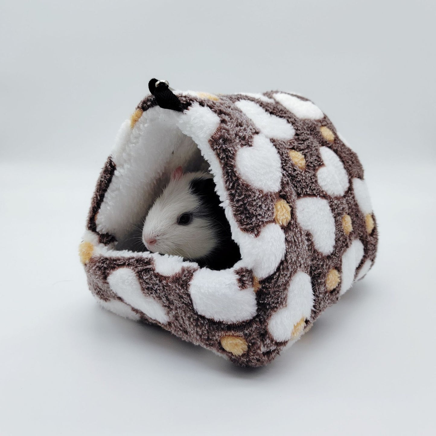 Ninho de Hamster Bolsa de Mel Esquilo Ramo de Flor Brilhante Porquinho-da-índia Porco-da-holanda Gato Longo Suprimentos de Aquecimento de Inverno para Animais de Estimação Gaiolas de Algodão