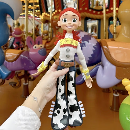 Quente 40cm Disney Pixar Toy Story Bonecos de Ação Woody Filme Inglês Som Personagem Boneco de Pano Caubói Presente de Aniversário Para Crianças