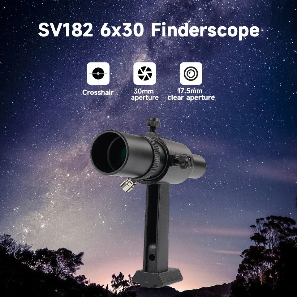 Conjunto de Telescópio Refrator Acromático Svbony SV48P 102mm para Fotografia e Observação Astronômica de Céu Profundo