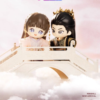 Em estoque 18cm Cang Lan Jue Oficial Xiao Lanhua Dongfang Qingcang Love Between Fairy And Devil Modelo de Figura Oficial Mini Fofo