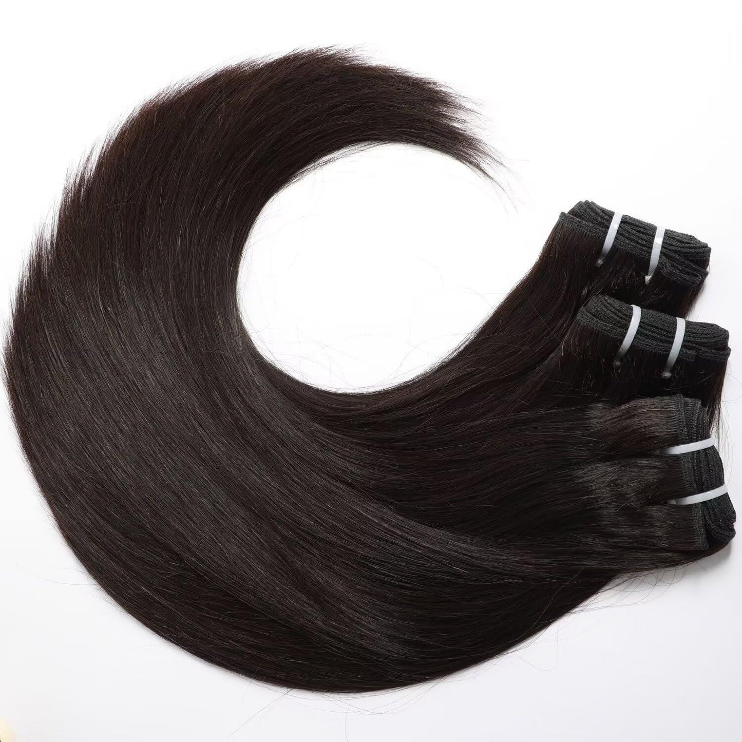 100% Human Vietnamese Raw Hair Bundles Super Double Drawn 16A Virgin Hair Bundle Straight Human Hair Weave Thick Ends Extension