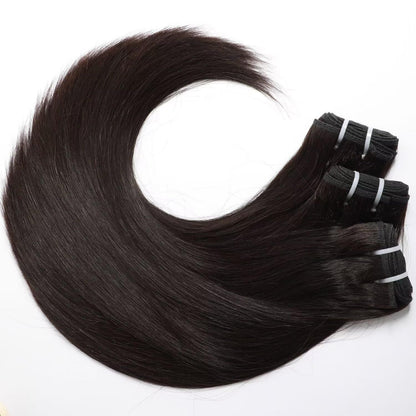 100% Human Vietnamese Raw Hair Bundles Super Double Drawn 16A Virgin Hair Bundle Straight Human Hair Weave Thick Ends Extension