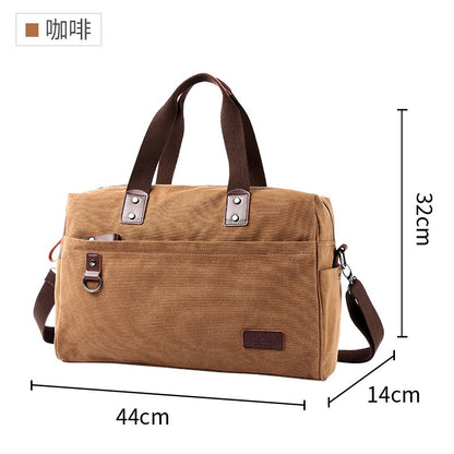 Bolsa Masculina de Lona, Bolsas Casuais de Negócios para Notebook de 15.6 polegadas, Mochila de Viagem de Ombro Fashion e de Alta Qualidade
