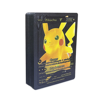 Cartas Pokémon Arco-Íris Douradas Prateadas Vmax GX Coleção de Cartas de Batalha Cartas de Treinador Espanhol Inglês Francês Brinquedos Infantis Presentes de Natal