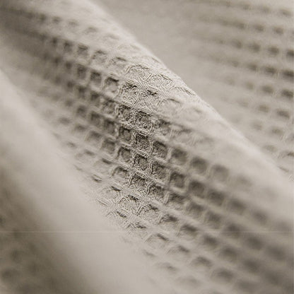 Summer Men's Waffle Short Sleeve Cargo Shirts 2025 New Casual Retro Breathable Lapel Blouse Y2K Vintage Streetwear Tee Shirt