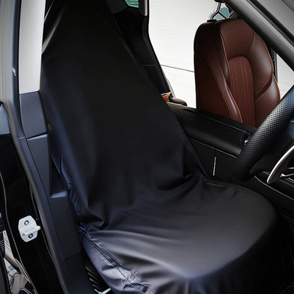 Universal Black Car Car Seat Cover Front Rear Polyester Waterproof Anti-Fouling Protective Interior Supplies High Quality