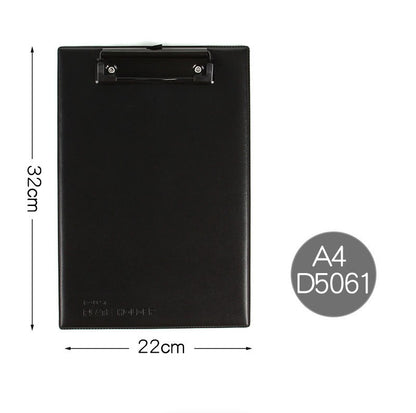 KOBEST A4 Leather Cover Writing Pad Board with Clip Business Office Supplies A5 Signature Folder for Students