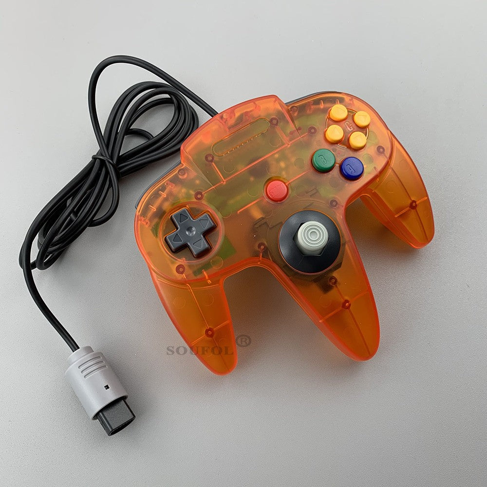 Wired Gamepad For NS 64 Host N64 Controller Gamepad Joystick For Classic Nintend 64 Console Games For Mac Computer PC